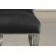 Seturi scaune, HoReCa - Set 2 scaune Modern Barock, argintiu/ catifea neagra