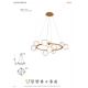 Candelabre, Lustre - Lustra LED suspendata design modern ANDROMEDA