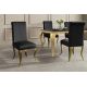 Seturi scaune, HoReCa - Set 2 scaune Modern Barock, auriu/ catifea neagra