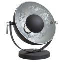 Lampa design retro Studio negru/ argintiu