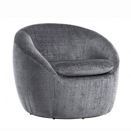 Fotolii - Fotoliu pivotant modern ALPINE tesatura structurata gri