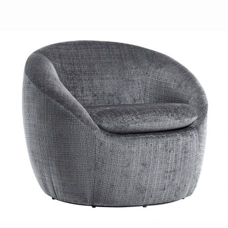 Fotolii - Fotoliu pivotant modern ALPINE tesatura structurata gri