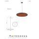 Pendule, Lustre suspendate - Lustra LED suspendata design decorativ ACUSTIC