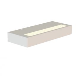 Aplice, corpuri de iluminat pentru pereti - Aplica LED iluminat ambiental CONIL 24cm alba