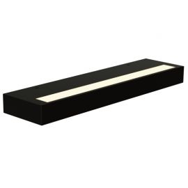 Aplice, corpuri de iluminat pentru pereti - Aplica LED iluminat ambiental CONIL 39cm neagra