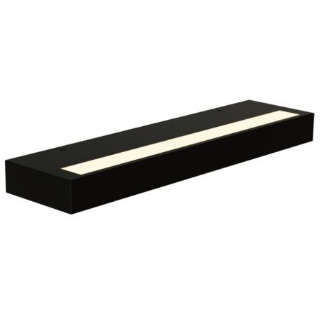 Aplice, corpuri de iluminat pentru pereti - Aplica LED iluminat ambiental CONIL 39cm neagra