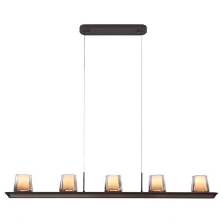 Pendule, Lustre suspendate - Lustra LED suspendata design modern ALABASTRO 5L