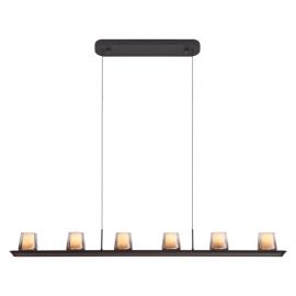 Pendule, Lustre suspendate - Lustra LED suspendata design modern ALABASTRO 6L