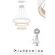 Pendule, Lustre suspendate - Lustra LED suspendata design circular FLATS III