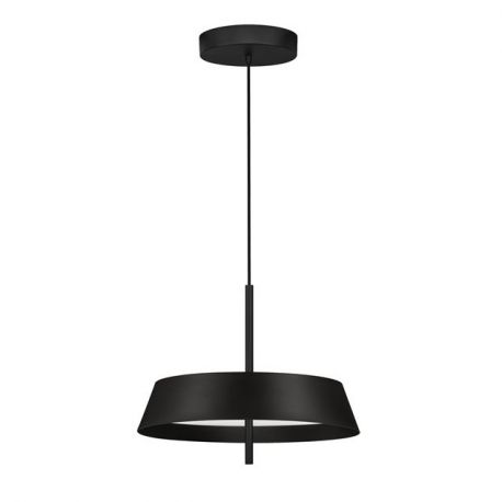 Pendule, Lustre suspendate - Lustra LED suspendata VELIO negru 45cm
