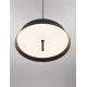 Pendule, Lustre suspendate - Lustra LED suspendata VELIO negru 45cm