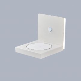 Aplice, corpuri de iluminat pentru pereti - Aplica LED, incarcator wireless ZANZIBAR alb