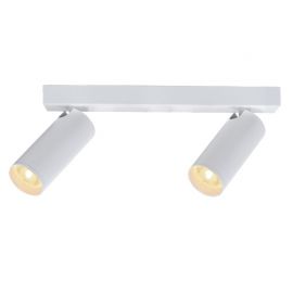 Plafoniere cu spoturi, Spoturi aplicate - Plafoniera cu 2 spoturi GU10 directionabile NAZARE alb