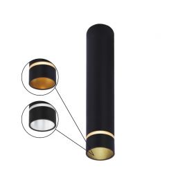 Plafoniere cu spoturi, Spoturi aplicate - Spot aplicat tavan SPLIT negru L-20,2cm