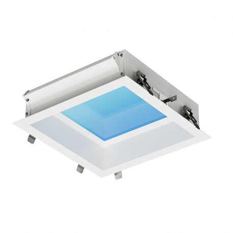 Spoturi incastrabile spatii comerciale - Panou incastrabil LED efect vizual luminator cer albastru BLUE SKY 30x30cm