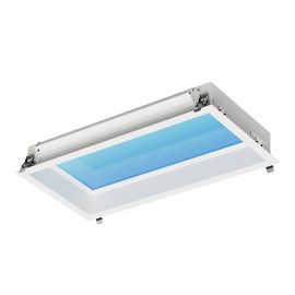Spoturi incastrabile spatii comerciale - Panou incastrabil LED efect vizual luminator cer albastru BLUE SKY 60x30cm