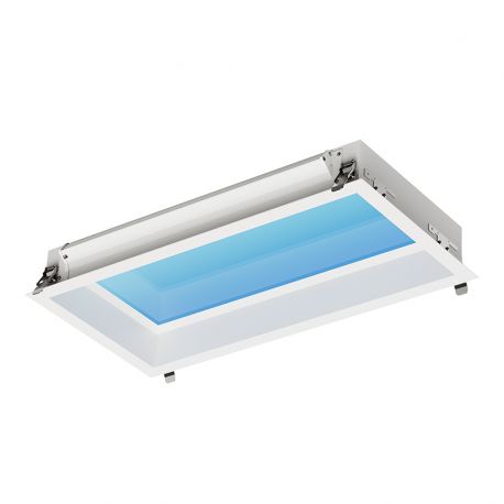 Spoturi incastrabile spatii comerciale - Panou incastrabil LED efect vizual luminator cer albastru BLUE SKY 60x30cm