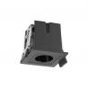 Corp incastrabil cu 1 spot LED BLAU negru
