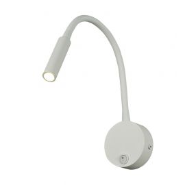 Aplice, corpuri de iluminat pentru pereti - Aplica de perete cu reader LED BOAVISTA alb