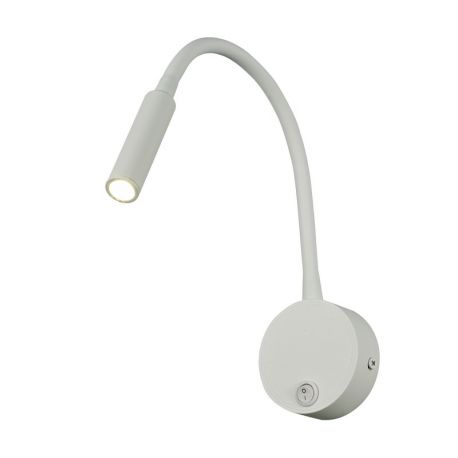 Aplice, corpuri de iluminat pentru pereti - Aplica de perete cu reader LED BOAVISTA alb