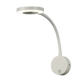 Aplice, corpuri de iluminat pentru pereti - Aplica de perete cu reader LED BOAVISTA alb