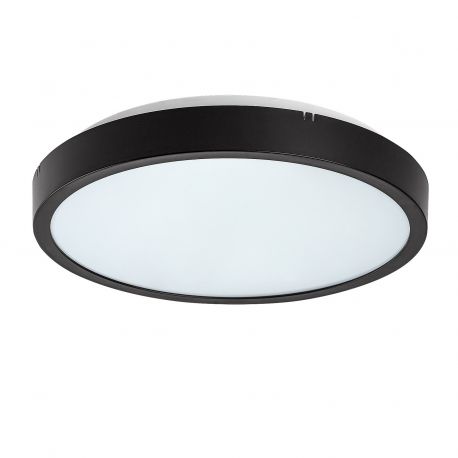 Iluminat pentru baie - Plafoniera pentru baie, Protectie IP44 Alenzo D-25,5cm negru,alb