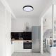 Iluminat pentru baie - Plafoniera pentru baie, Protectie IP44 Alenzo D-42cm negru, alb