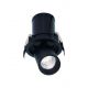 Spoturi tavan fals - Spot LED 3000K incastrabil GARDA 4,5cm negru