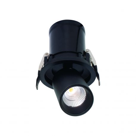 Spoturi tavan fals - Spot LED 3000K incastrabil GARDA 4,5cm negru