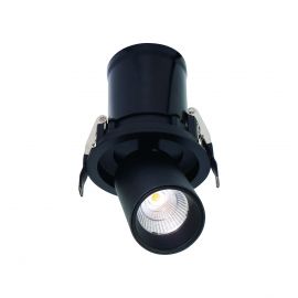 Spoturi tavan fals - Spot LED 2700K incastrabil GARDA 4,5cm negru