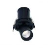 Spot LED 2700K incastrabil GARDA 4,5cm negru
