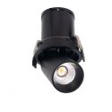 Spot LED 2700K incastrabil GARDA 6cm negru