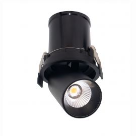 Spoturi tavan fals - Spot LED 3000K incastrabil GARDA 6cm negru