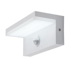 Aplice - Aplica LED iluminat exterior cu senzor IP54 Zaragoza alb