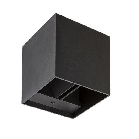 Aplice - Aplica de perete iluminat exterior ambiental IP54 Solin negru