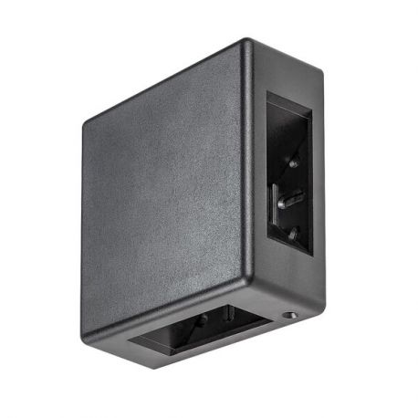 Aplice - Aplica LED iluminat exterior ambiental IP54 Lippa negru