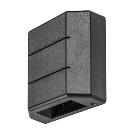 Aplice - Aplica LED iluminat exterior ambiental IP54 Lippa negru