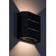 Aplice - Aplica LED iluminat exterior ambiental IP54 Lippa negru