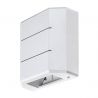 Aplica LED iluminat exterior ambiental IP54 Lippa alb