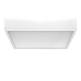 Plafoniere - Plafoniera LED moderna Lauri L-21,5cm alb