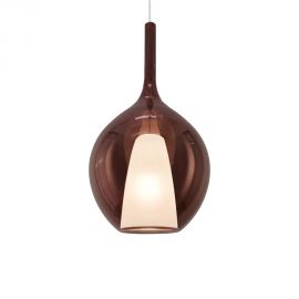 Pendule, Lustre suspendate - Lustra, Pendul din sticla KALIQUE-2 SP1 D28 RAME