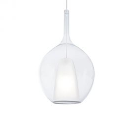 Pendule, Lustre suspendate - Lustra, Pendul din sticla KALIQUE-2 SP1 D28 TRASPARENTE