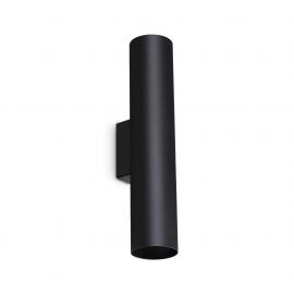 Aplice, corpuri de iluminat pentru pereti - Aplica de perete LOOK AP2 ROUND D60 H300 NERO