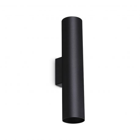 Aplice, corpuri de iluminat pentru pereti - Aplica de perete LOOK AP2 ROUND D60 H300 NERO