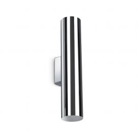 Aplice, corpuri de iluminat pentru pereti - Aplica de perete LOOK AP2 ROUND D60 H300 CROMO