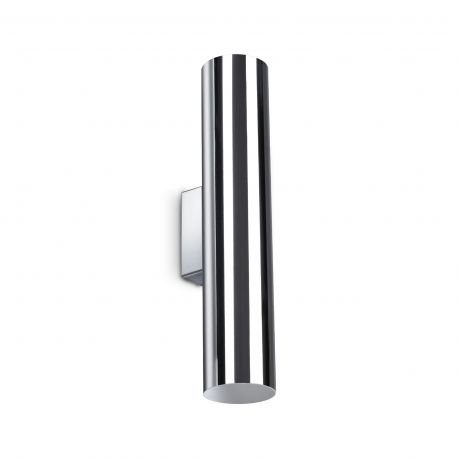 Aplice, corpuri de iluminat pentru pereti - Aplica de perete LOOK AP2 ROUND D60 H300 CROMO