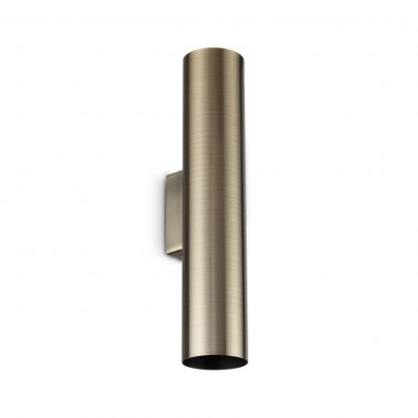 Aplice, corpuri de iluminat pentru pereti - Aplica de perete LOOK AP2 ROUND D60 H300 BRUNITO