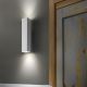 Aplice, corpuri de iluminat pentru pereti - Aplica de perete LOOK AP2 SQUARE D60 H150 BIANCO