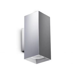 Aplice, corpuri de iluminat pentru pereti - Aplica de perete LOOK AP2 SQUARE D60 H150 CROMO