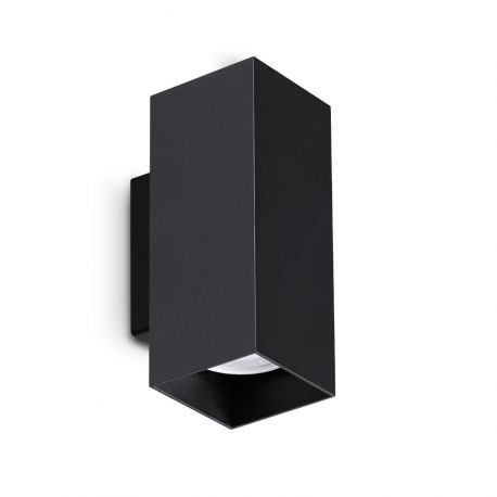 Aplice, corpuri de iluminat pentru pereti - Aplica de perete LOOK AP2 SQUARE D60 H150 NERO